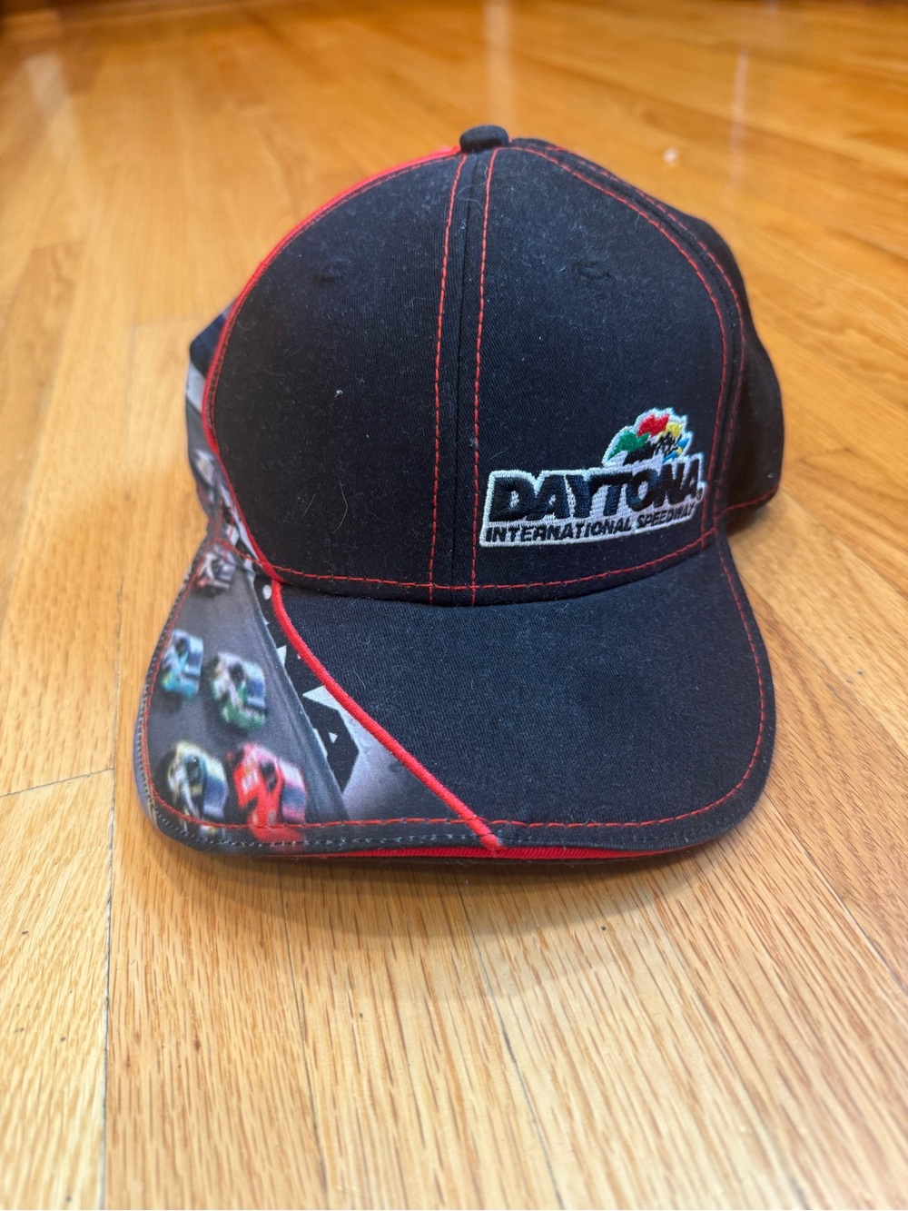 Daytona International Speedway Embroidered Black Racing Hat